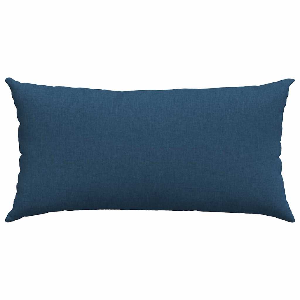 Sofa Pillows 2 pcs Blue 80 x 40 cm Fabric